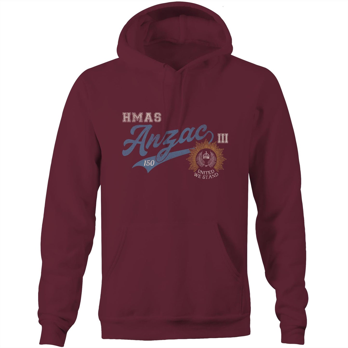 HMAS Anzac (III) FFH150 Men's Hoodie (style Bravo)