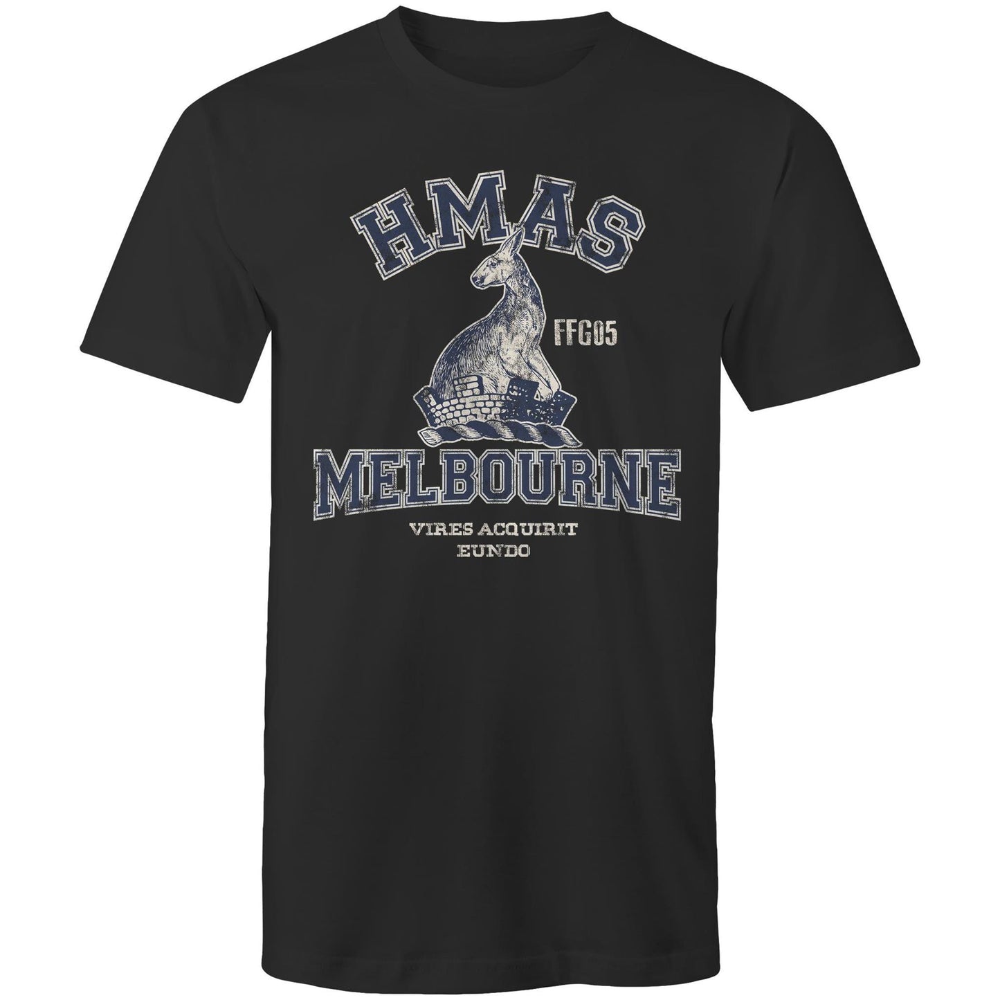 HMAS Melbourne (III) FFG05 Men's T-shirt (style Alpha, blue)