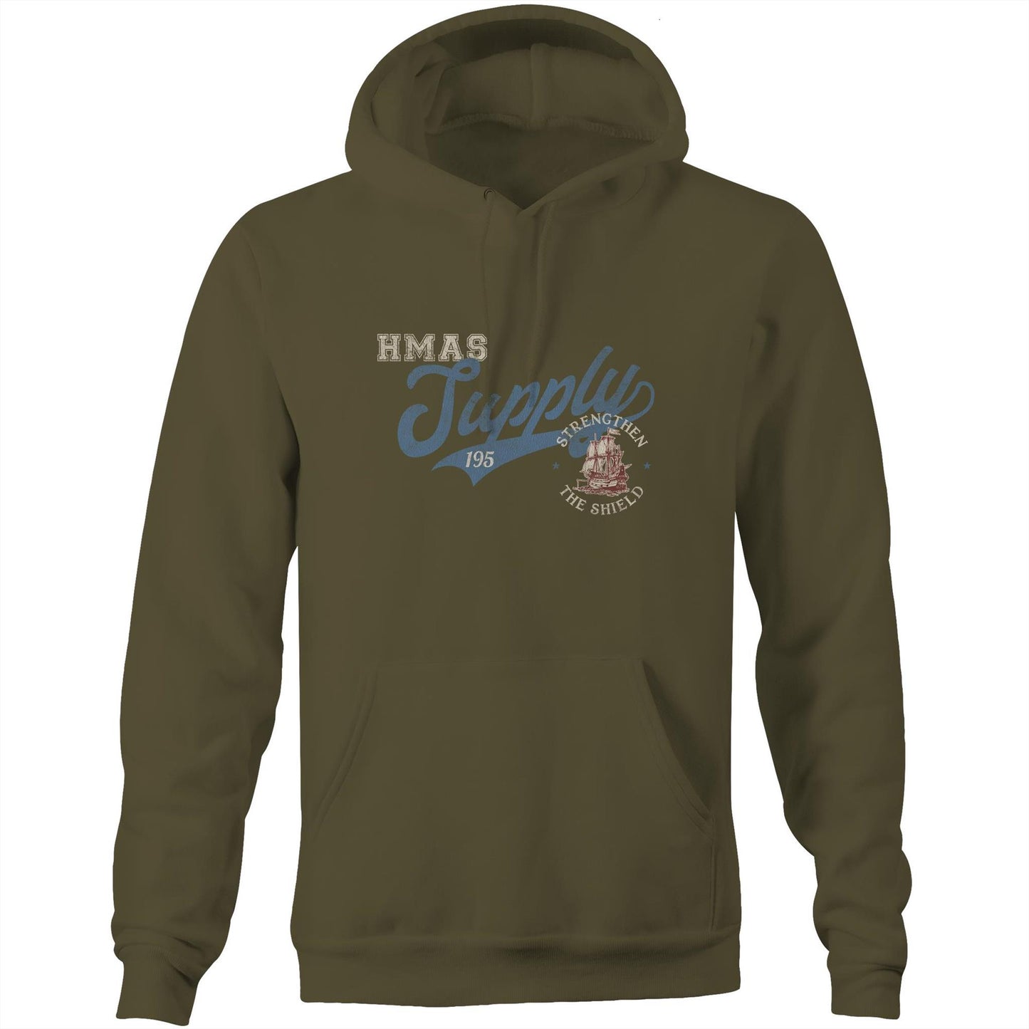 HMAS Supply AOR195 Men's Hoodie (style Bravo)