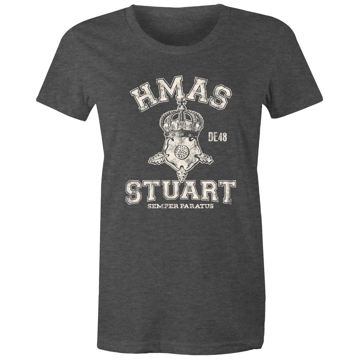 HMAS Stuart (II) DE48 Women's T-shirt (style Alpha, white)
