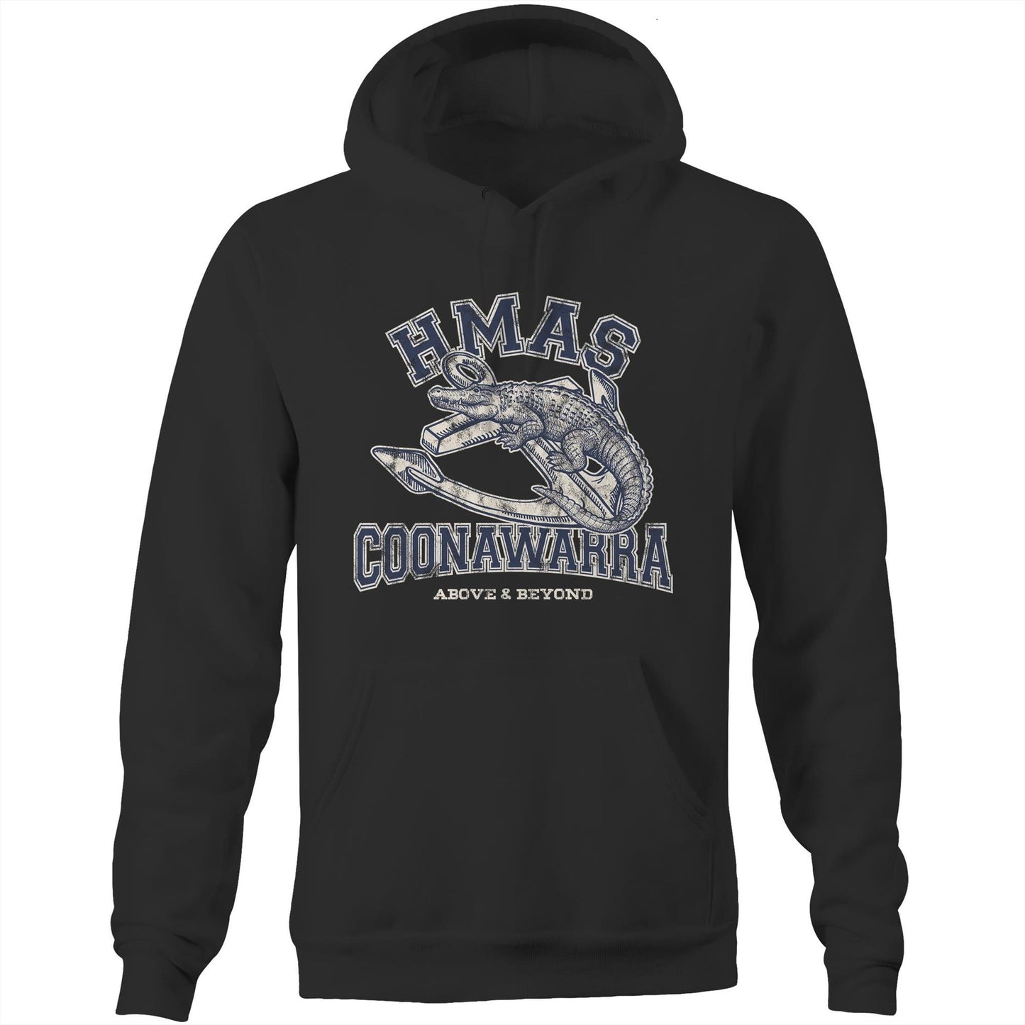 HMAS Coonawarra Men's Hoodie (style Alpha)