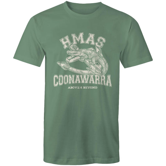 HMAS Coonawarra Men's T-shirt (style Alpha, white)