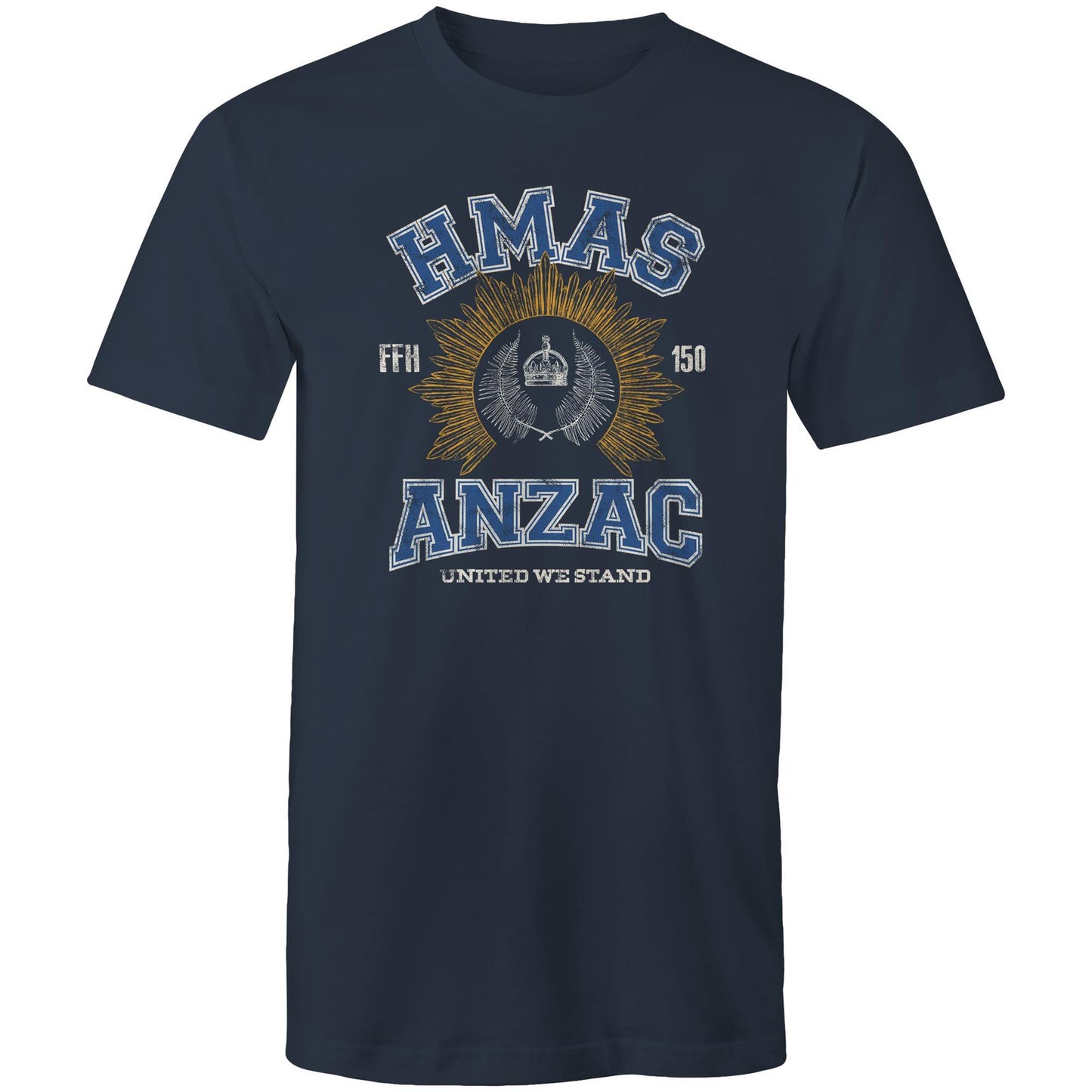 HMAS Anzac (III) FFH150 Men's T-shirt (style Alpha, colour)