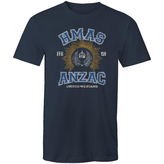 HMAS Anzac (III) FFH150 Men's T-shirt (style Alpha, colour)