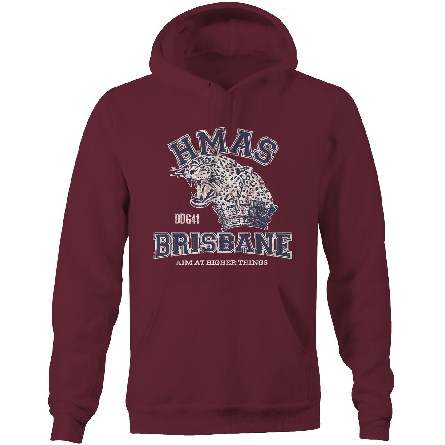HMAS Brisbane (III) DDG41 Men's Hoodie (Style Alpha)