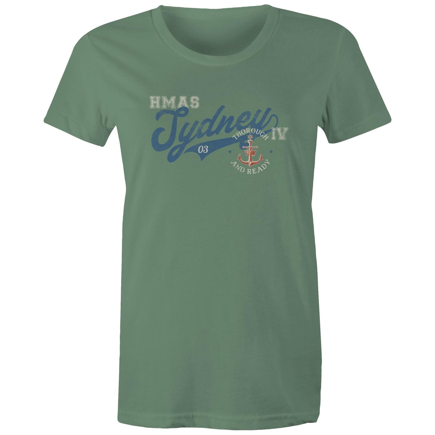 HMAS Sydney (IV) FFG03 Women's T-shirt (style Bravo)
