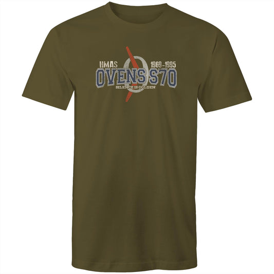 HMAS Ovens S70 Men's T-shirt (style Oscar Bravo)
