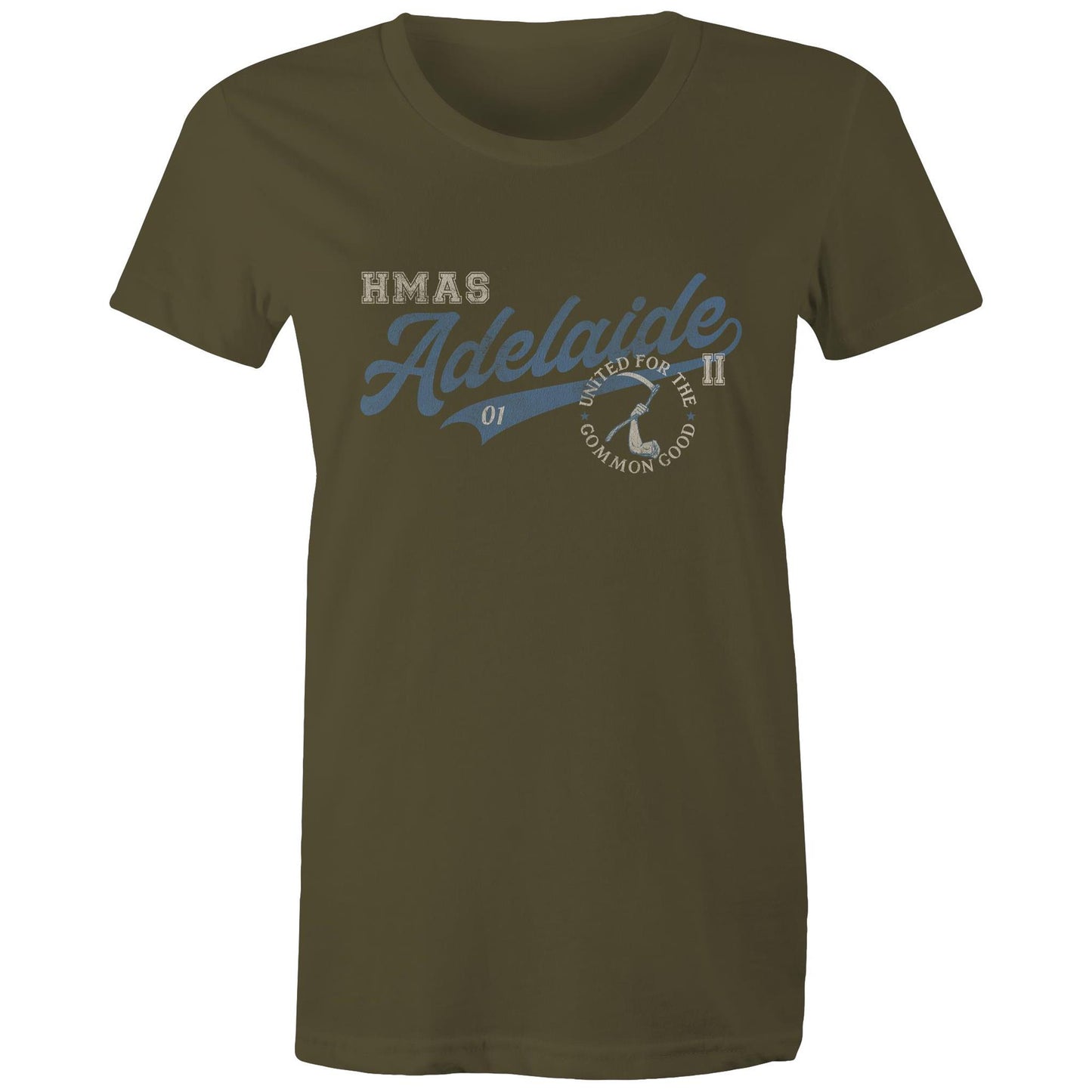 HMAS Adelaide (II) FFG01 Women's T-shirt (style Bravo)
