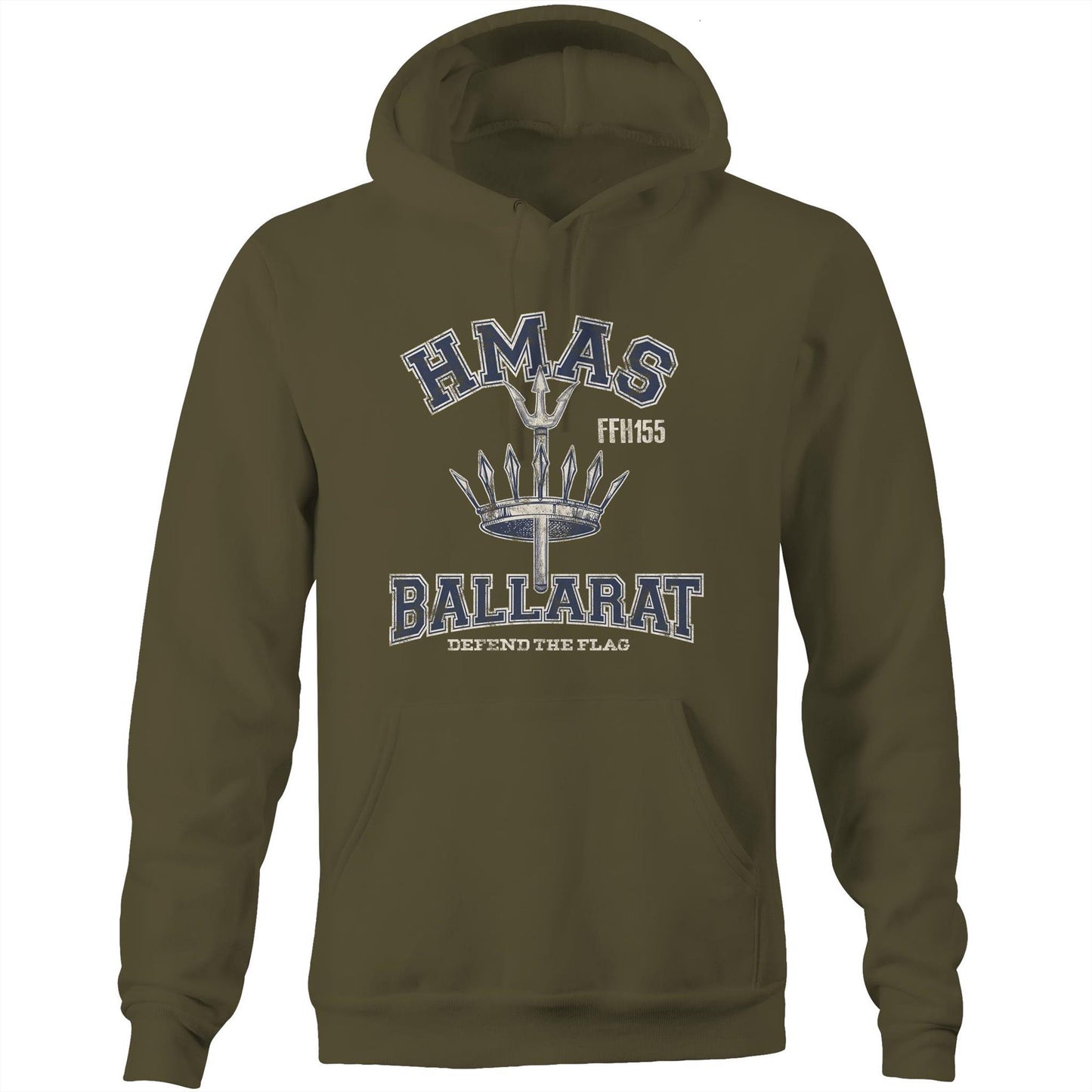 HMAS Ballarat (II) FFH155 Men's Hoodie (style Alpha)