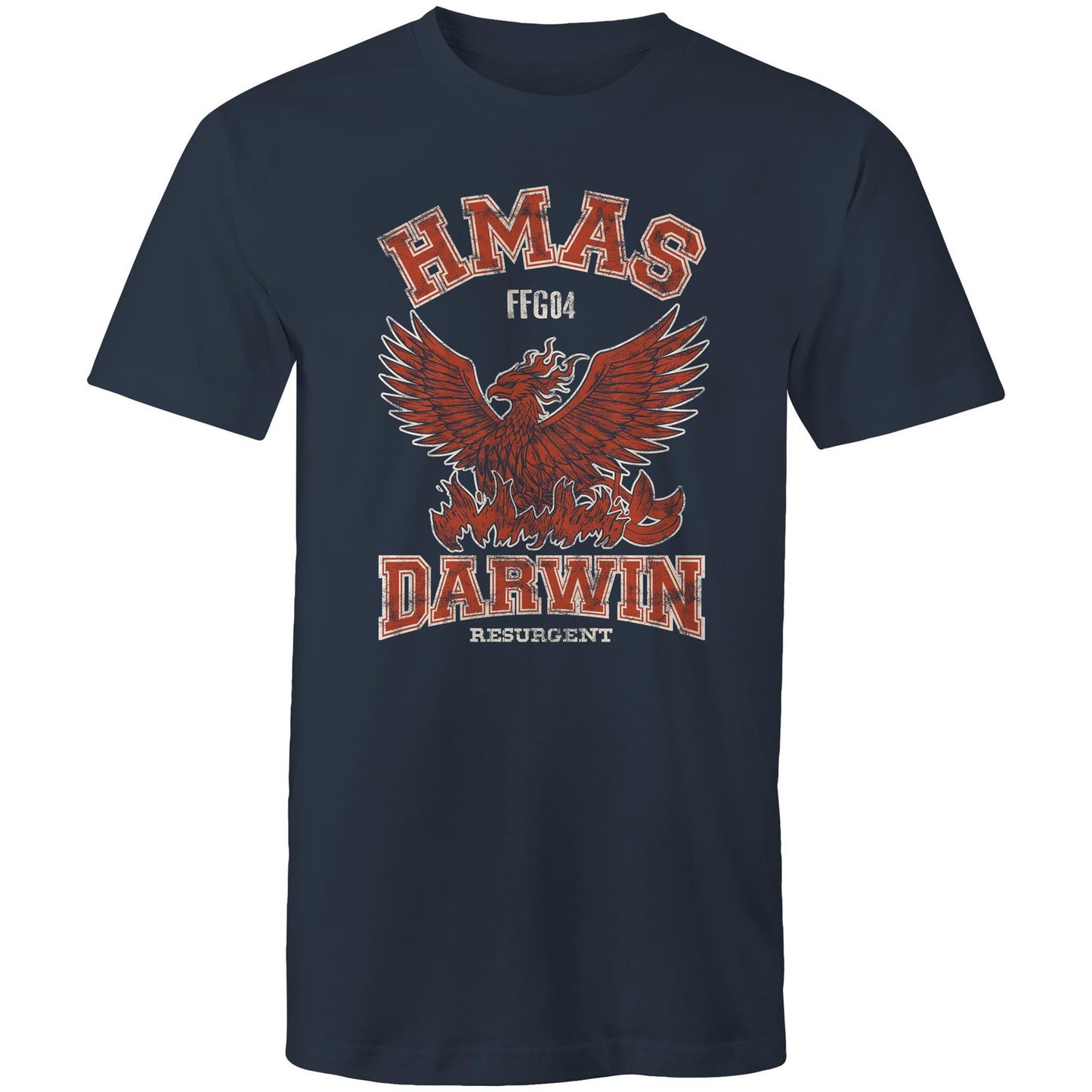 HMAS Darwin FFG04 Men's T-shirt (style Alpha, colour)