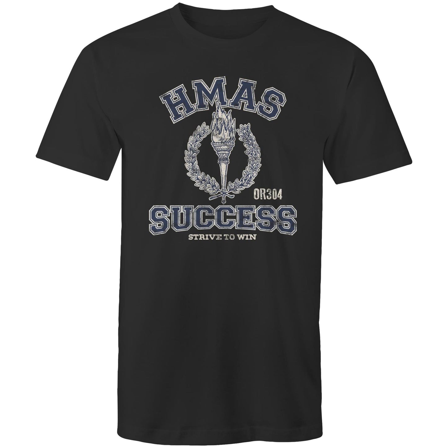 HMAS Success (II) OR304 Men's T-shirt (style Alpha, blue)