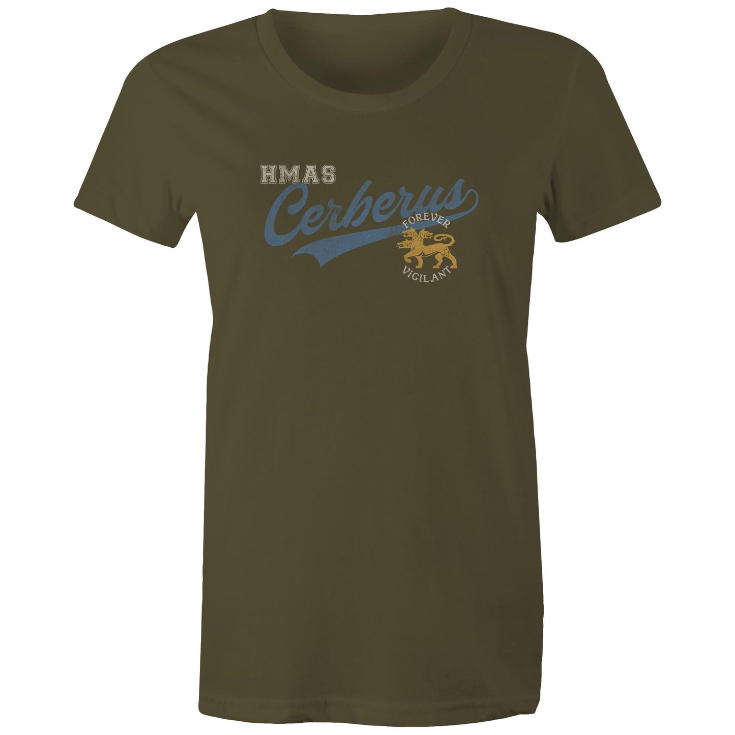 HMAS Cerberus Women's T-shirt (style Bravo)