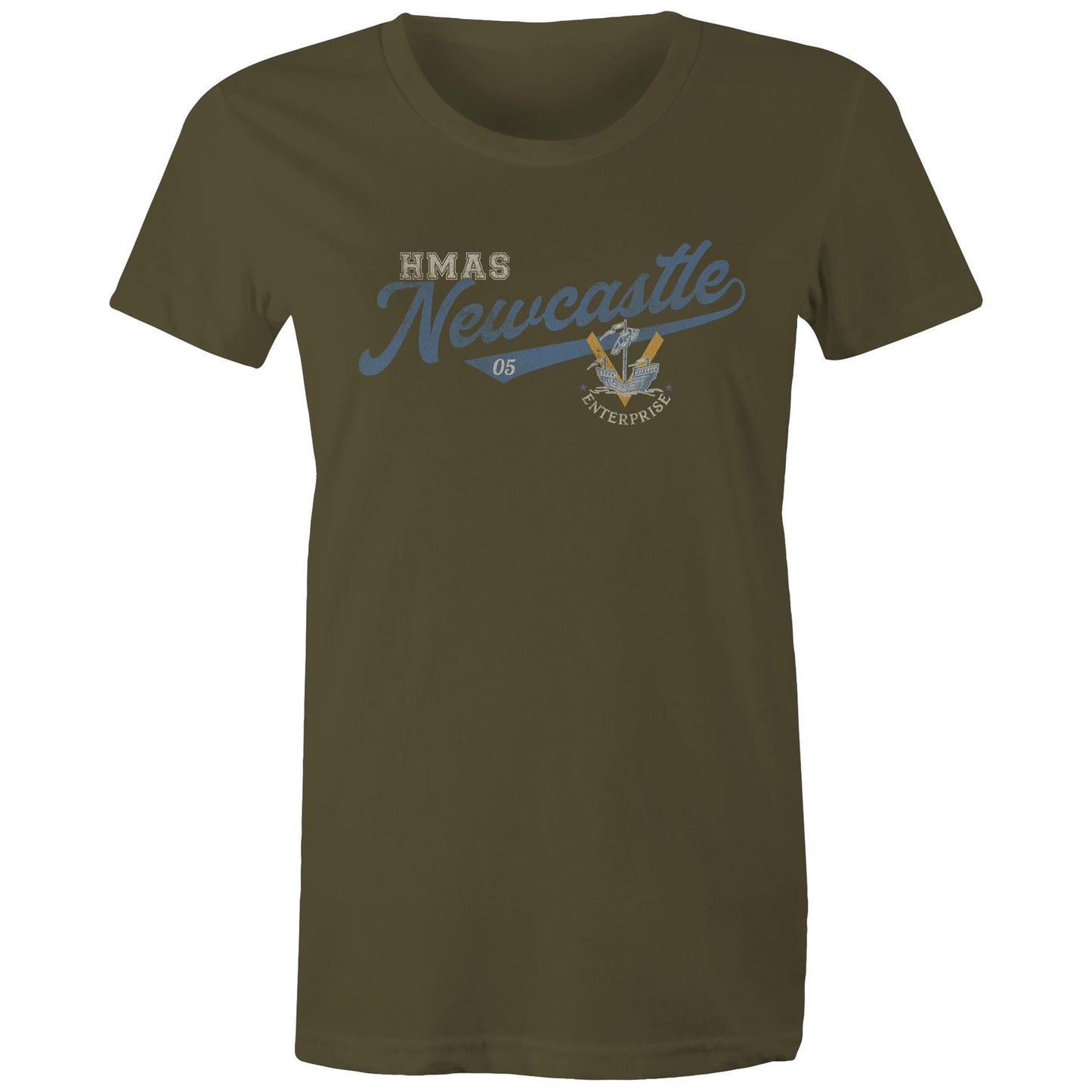 HMAS Newcastle FFG06 Women's T-shirt (style Bravo)