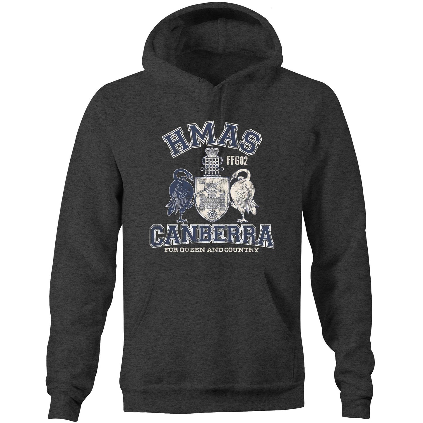 HMAS Canberra (II) FFG02 Men's Hoodie (style Alpha)