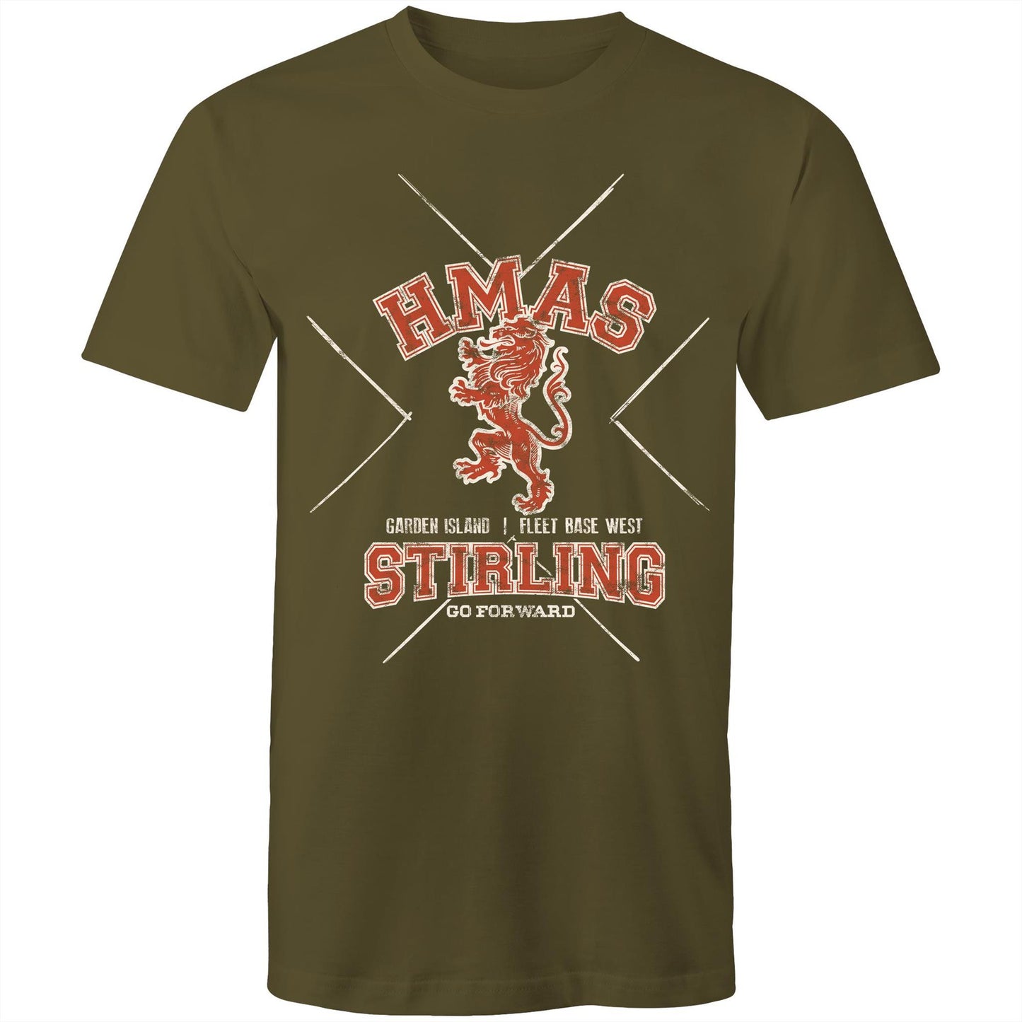 HMAS Stirling Men's T-shirt (style Alpha, colour)