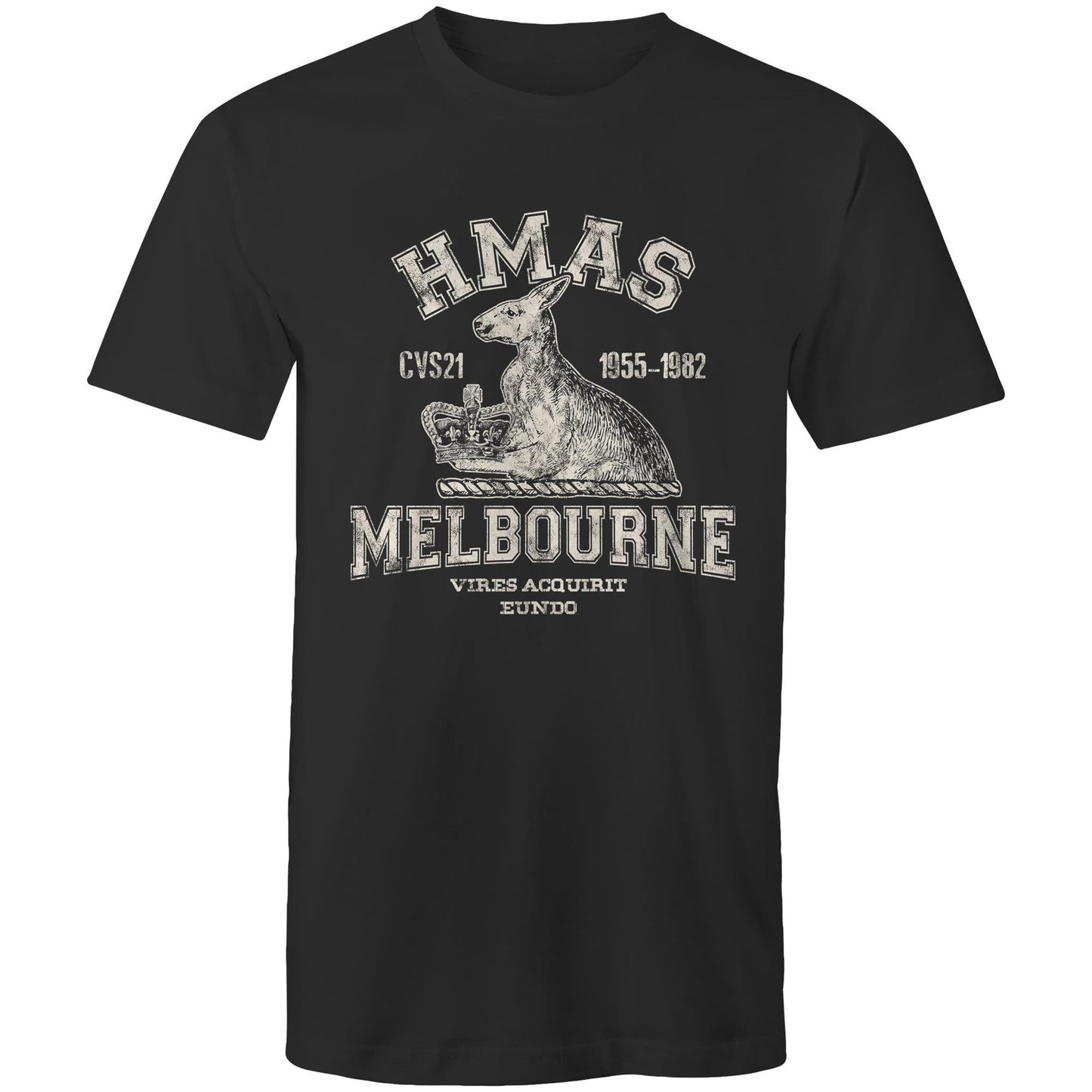 HMAS Melbourne (II) CVS21 Men's T-shirt (style Alpha, white)