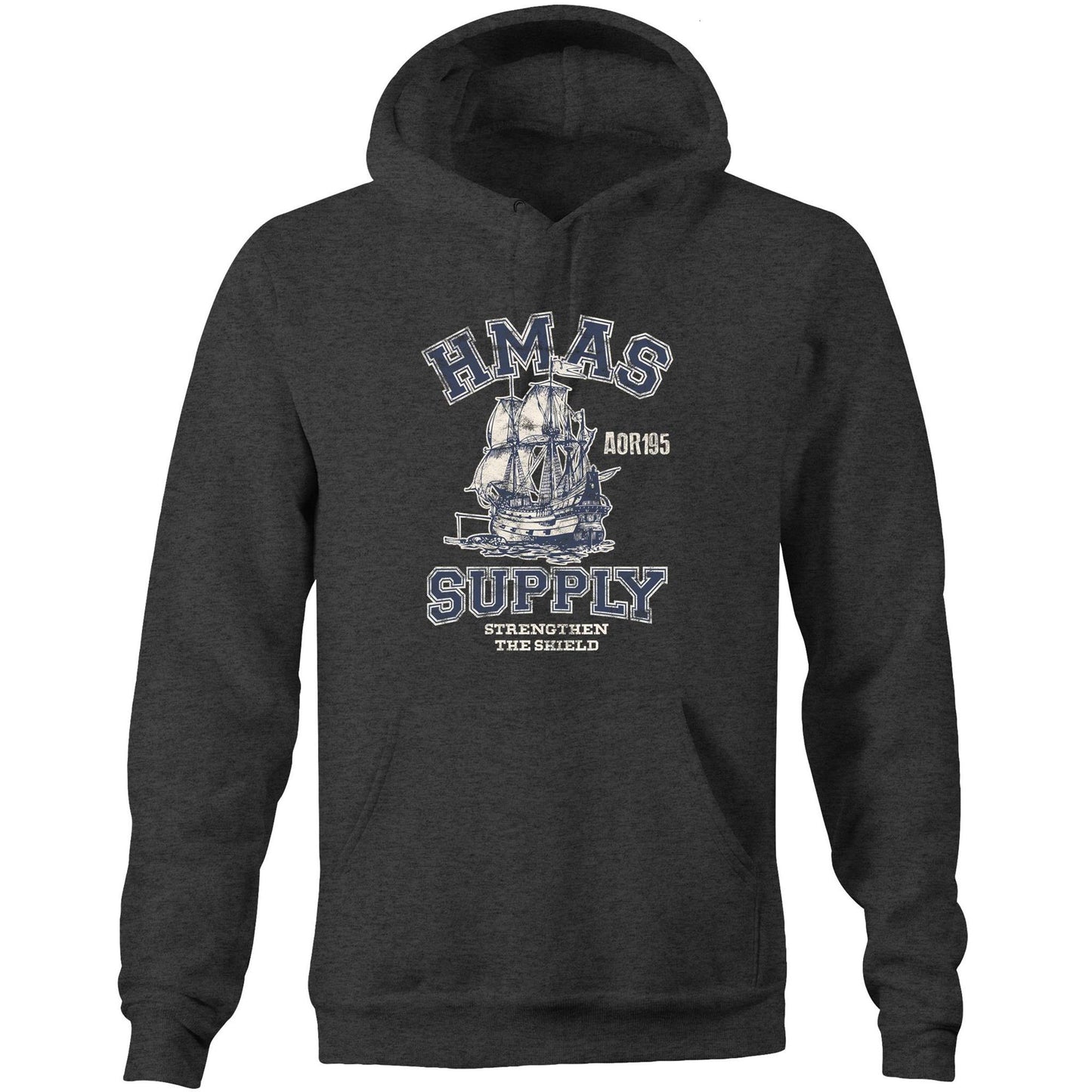 HMAS Supply AOR195 Men's Hoodie (style Alpha)