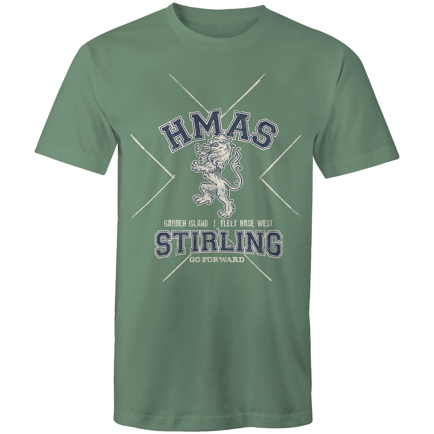 HMAS Stirling Men's T-shirt (style Alpha, blue)