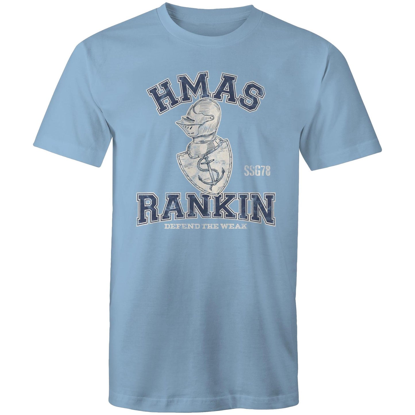 HMAS Rankin SSG78 Men's T-shirt (style Alpha, blue)