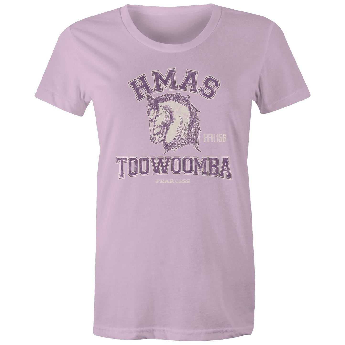 HMAS Toowoomba FFH156 Women's T-shirt (style Alpha, colour)