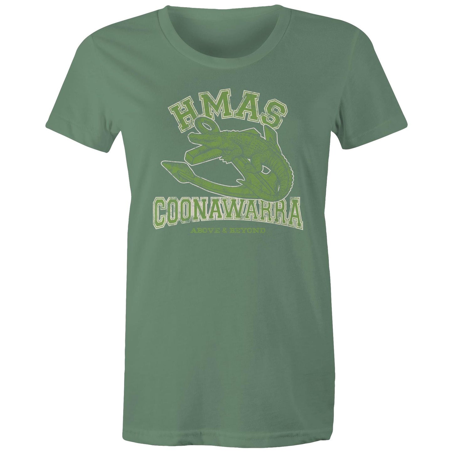 HMAS Coonawarra Women's T-shirt (style Alpha, colour)