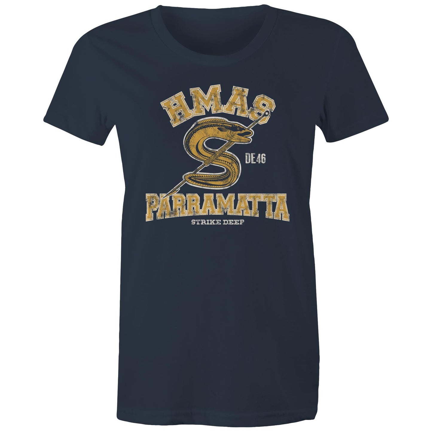 HMAS Parramatta (III) DE46 Women's T-shirt (style Alpha, colour)