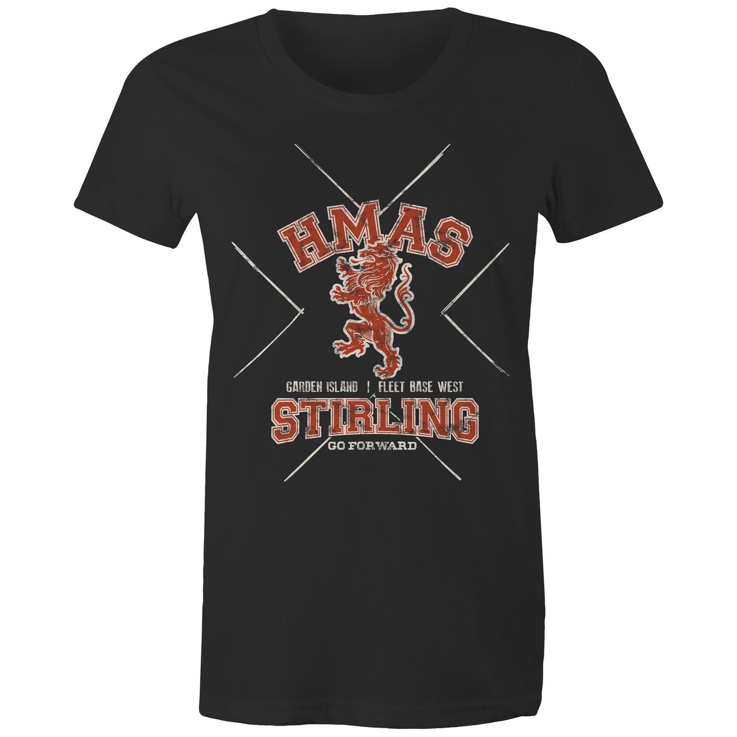 HMAS Stirling Women's T-shirt (style Alpha, colour)