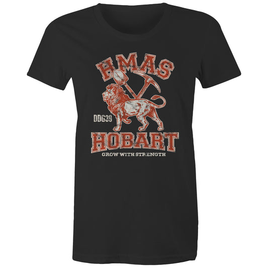 HMAS Hobart (III) DDG39 Women's T-shirt (style Alpha, colour)