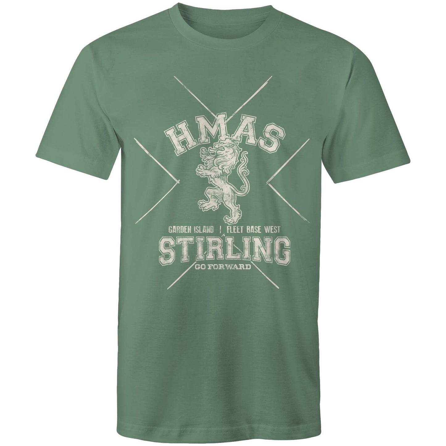 HMAS Stirling Men's T-shirt (style Alpha, white)