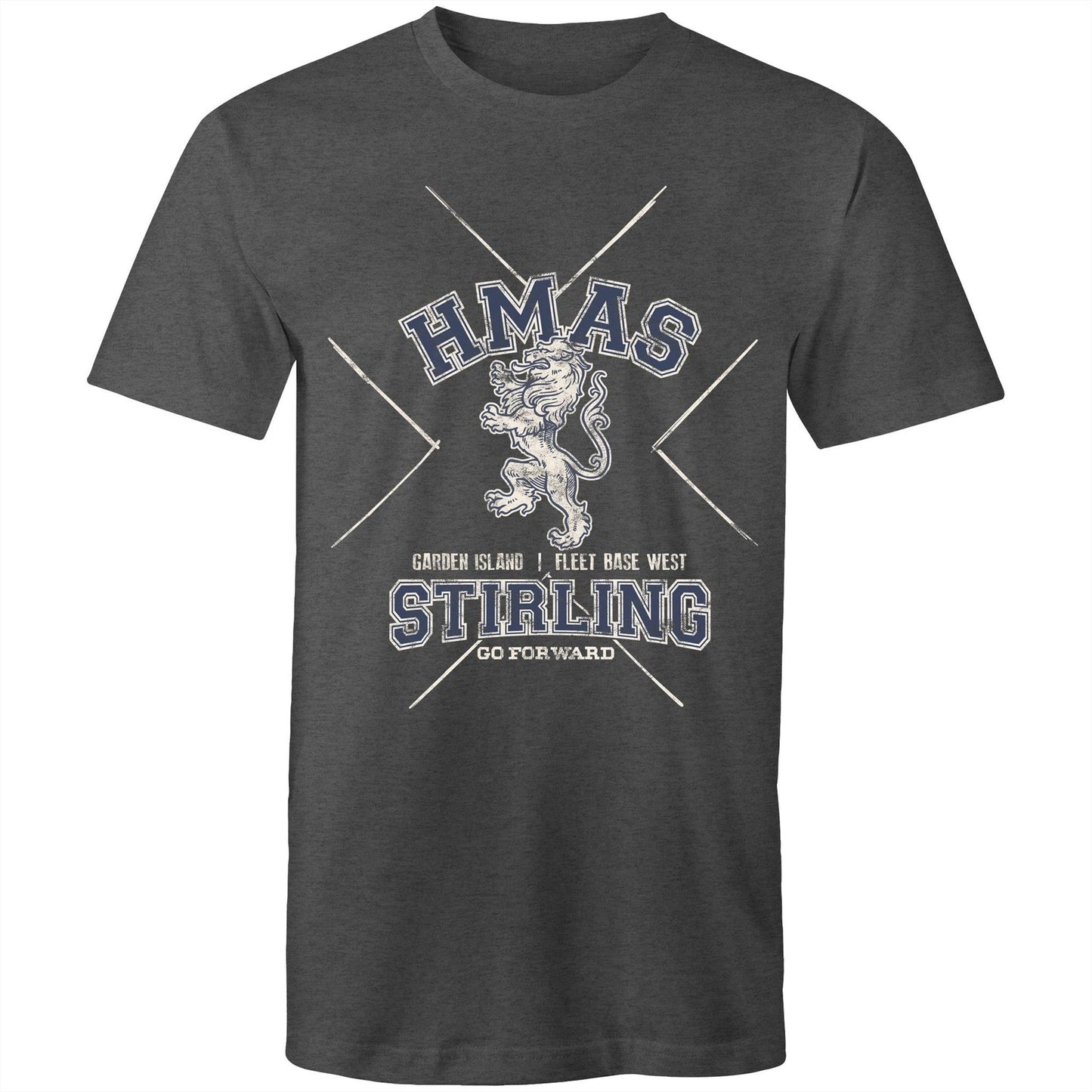 HMAS Stirling Men's T-shirt (style Alpha, blue)
