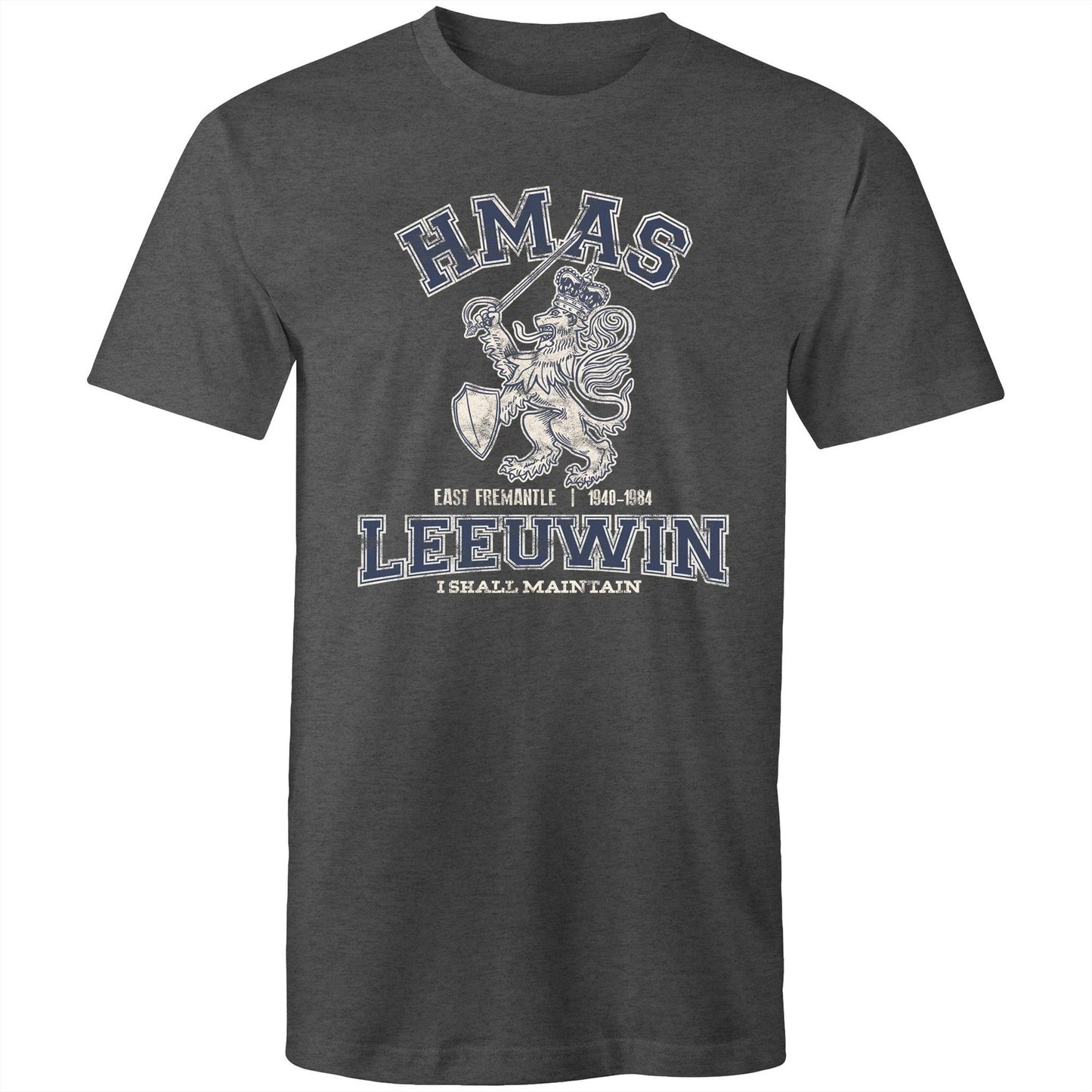 HMAS Leeuwin Men's T-shirt (style Alpha, blue)