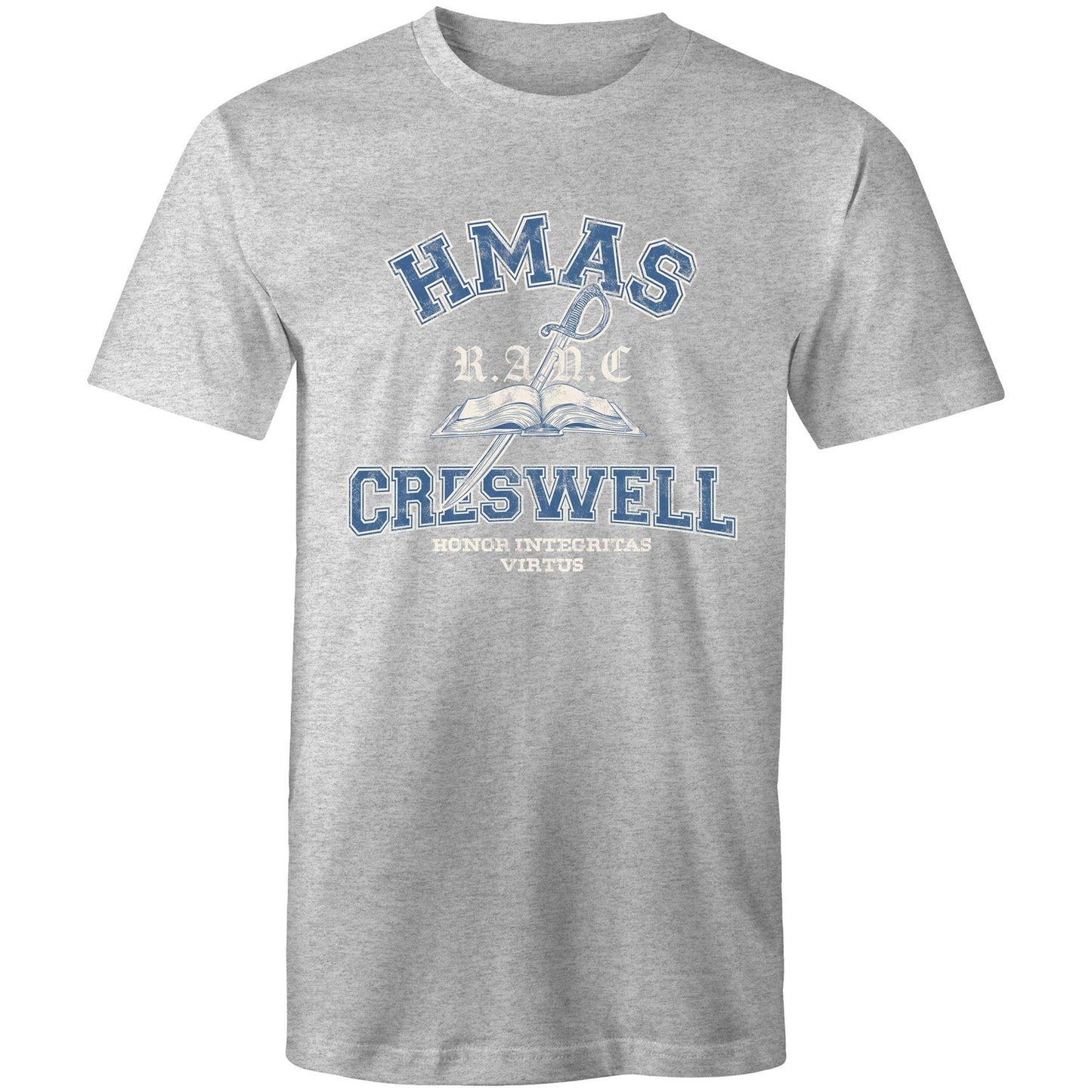 HMAS Creswell Men's T-shirt (Style Alpha, colour)