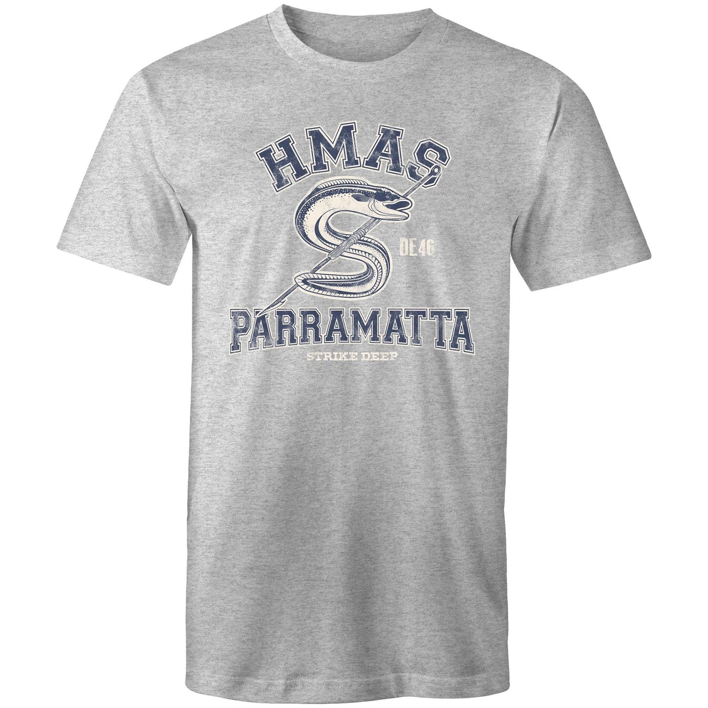 HMAS Parramatta (III) DE46 Men's T-shirt (style Alpha, blue)