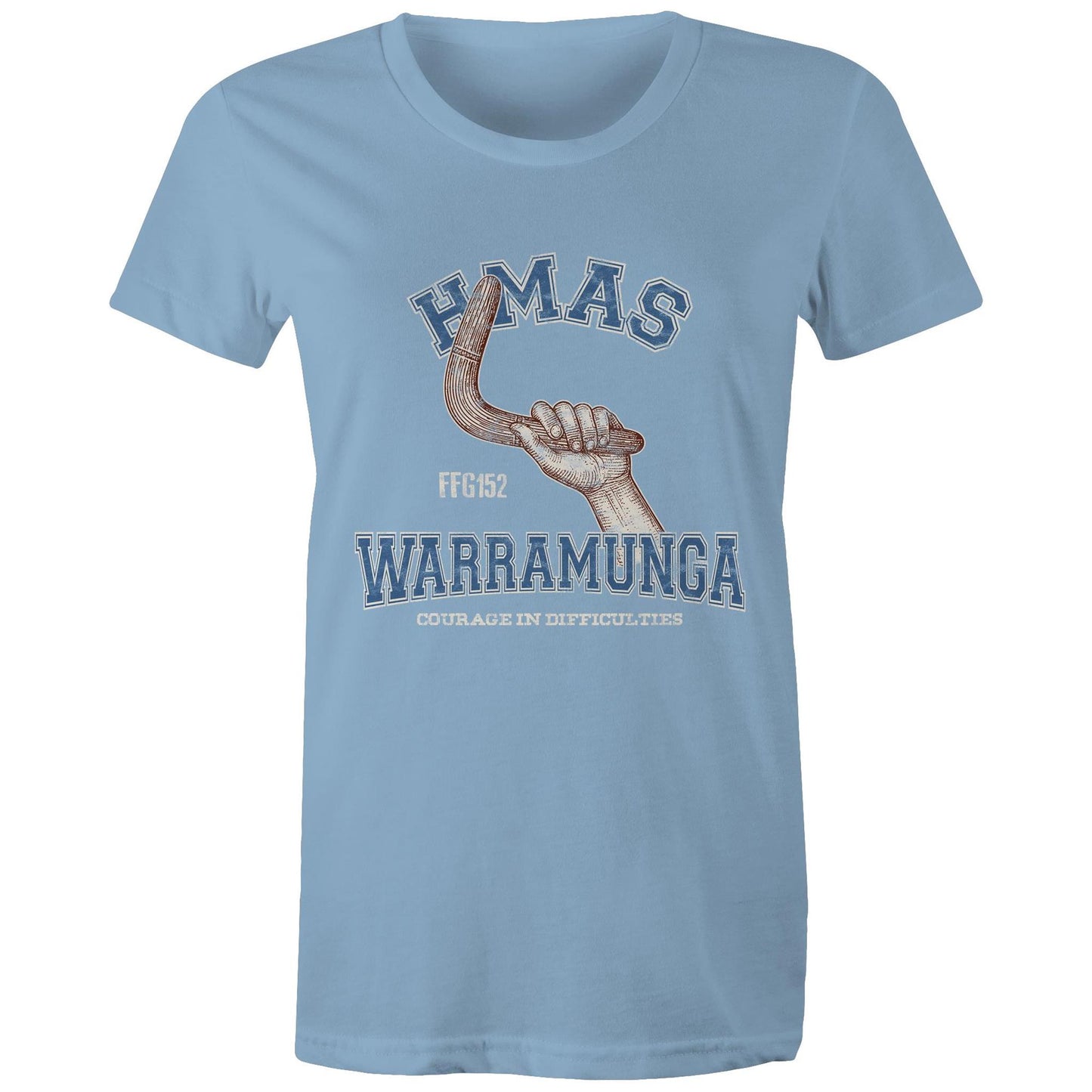 HMAS Warramunga (II) FFH152 Women's T-shirt (style Alpha, colour)