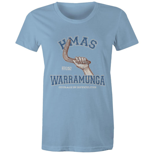 HMAS Warramunga FFG152 Women's T-shirt (style Alpha, colour)