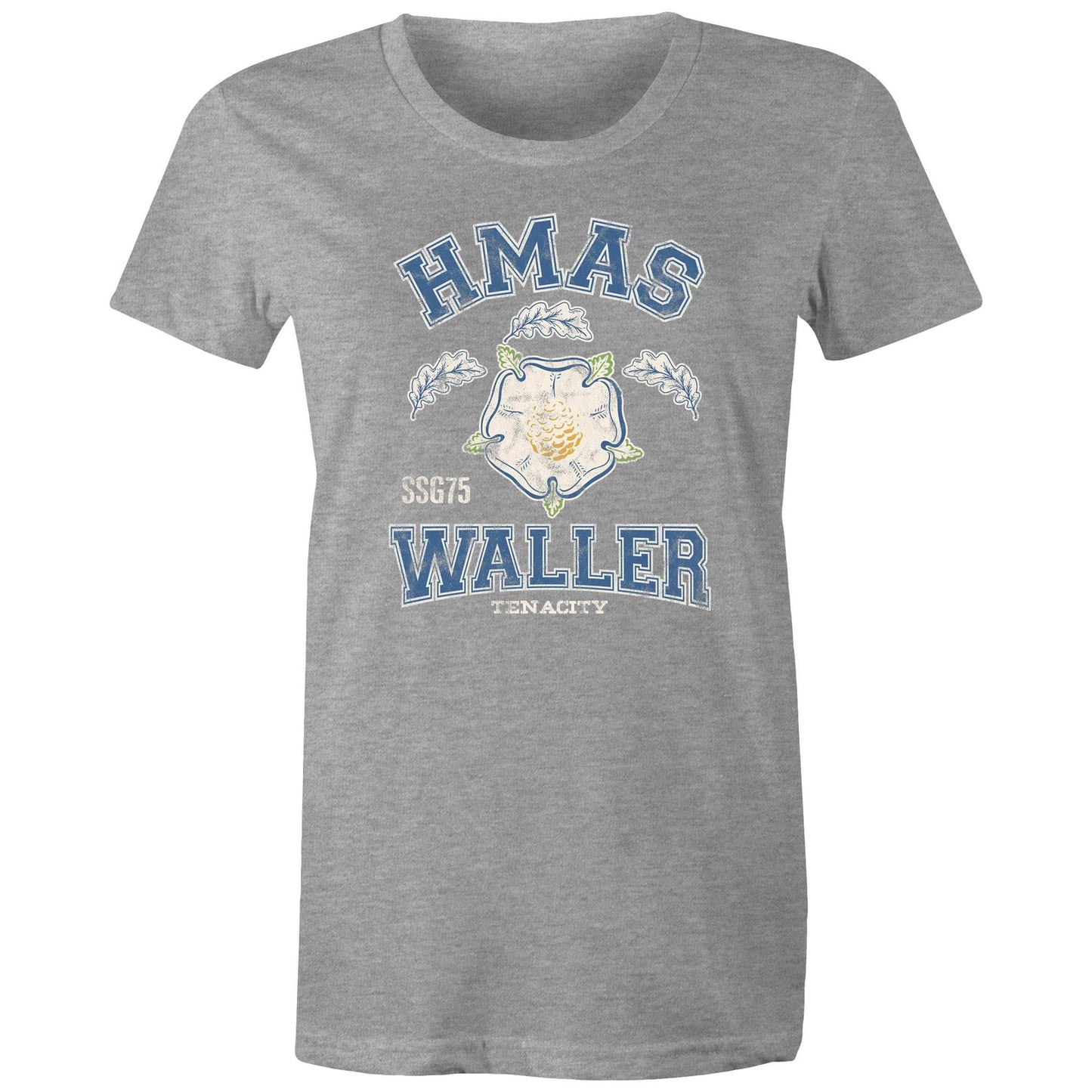 HMAS Waller SSG75 Women's T-shirt (style Alpha, colour)