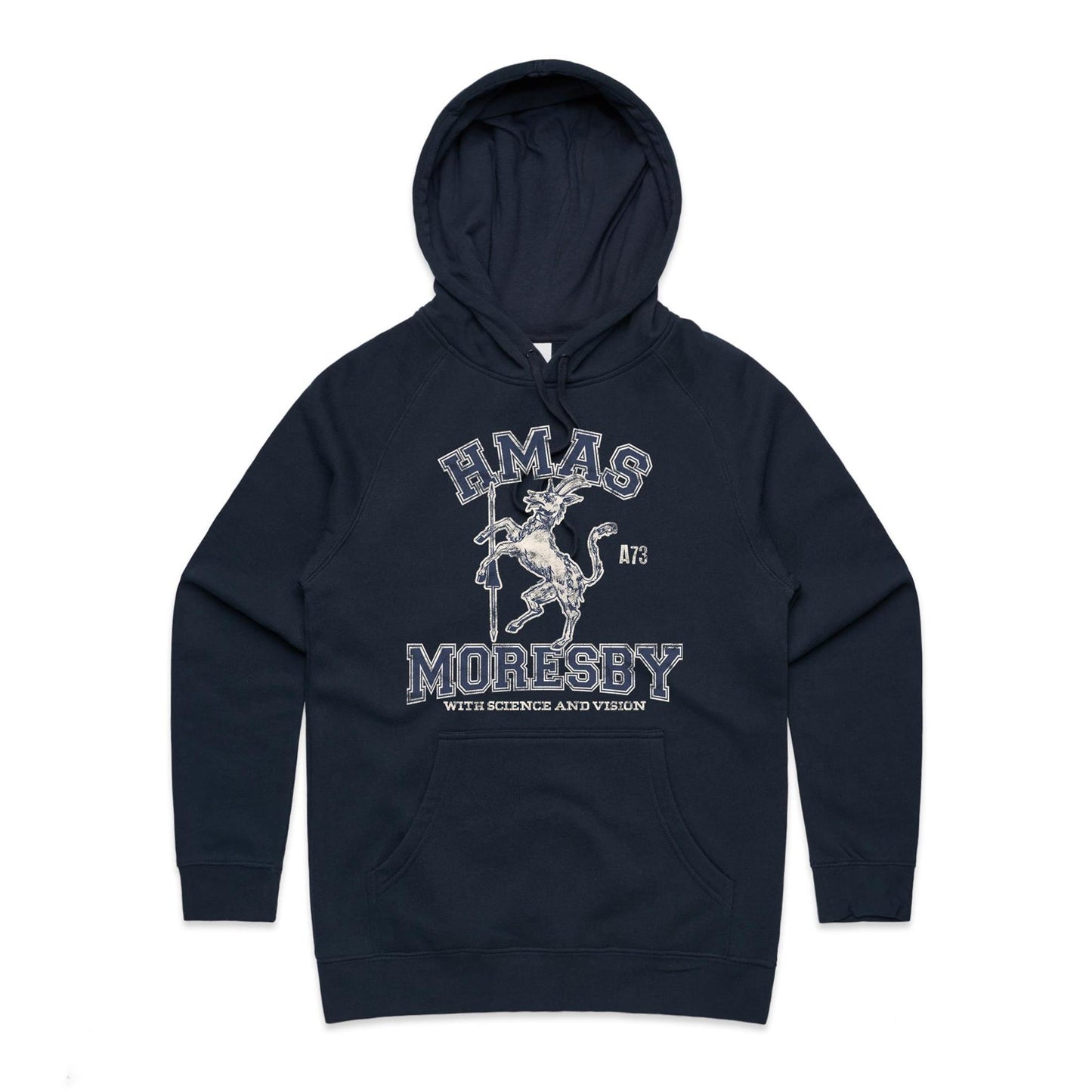 HMAS Moresby (II) A73 Women's Hoodie (style Alpha)