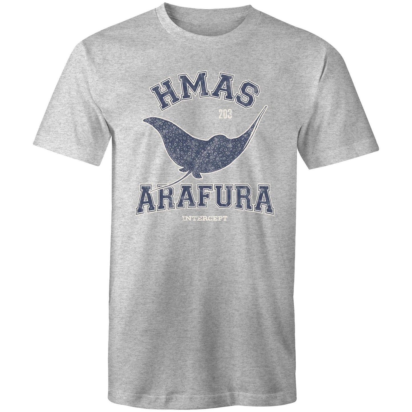 HMAS Arafura OPV203 Men's T-shirt (style Alpha, blue)