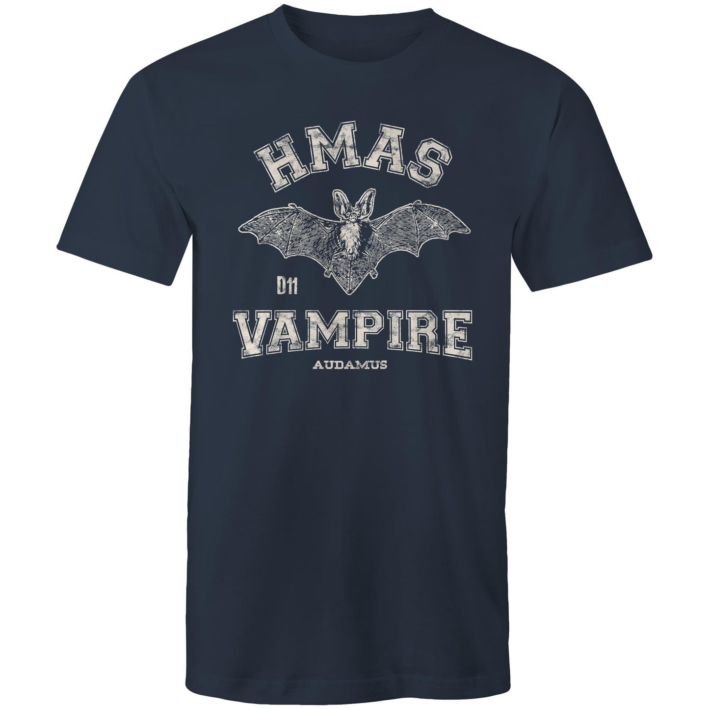 HMAS Vampire D11 Men's T-shirt (style Alpha, white)