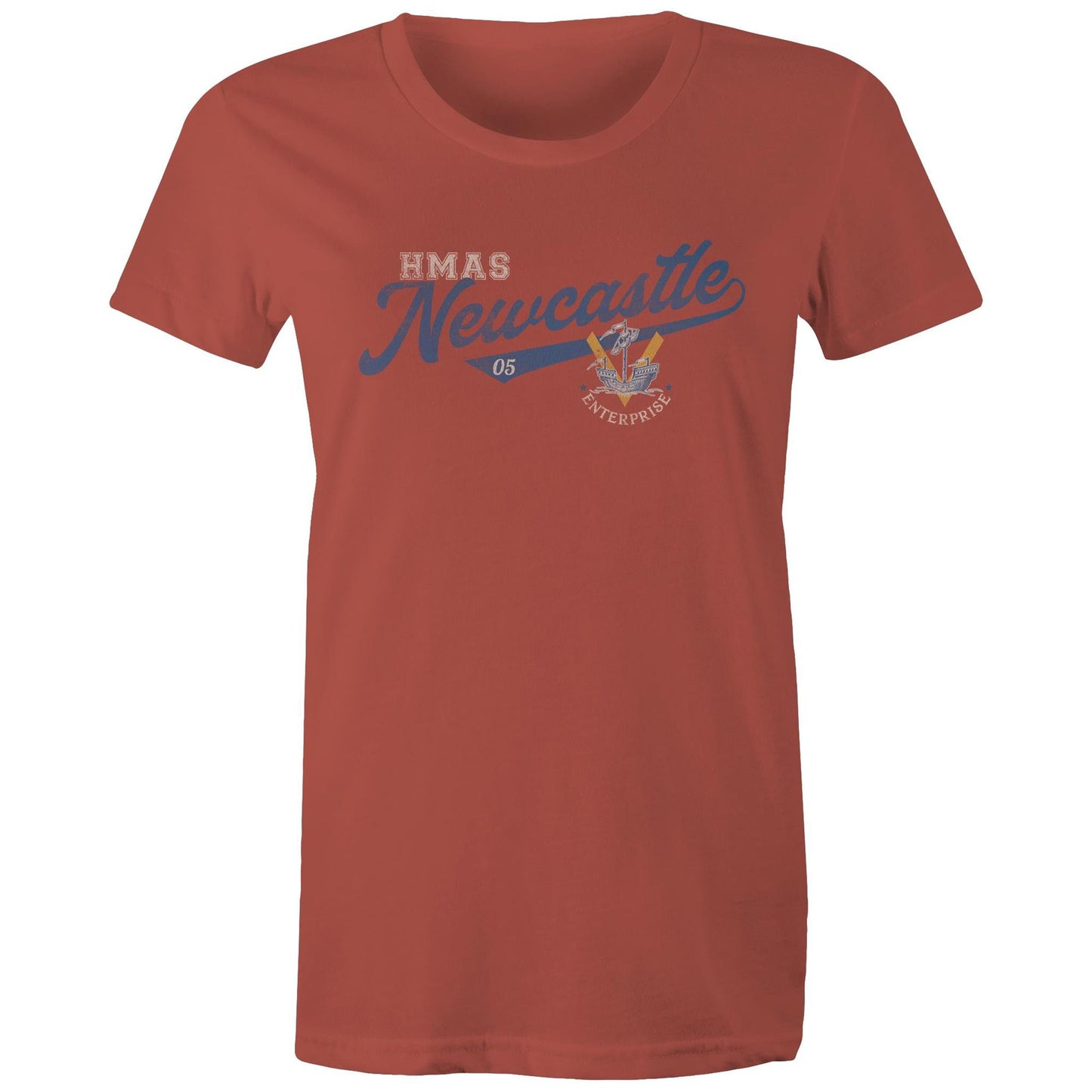HMAS Newcastle FFG06 Women's T-shirt (style Bravo)