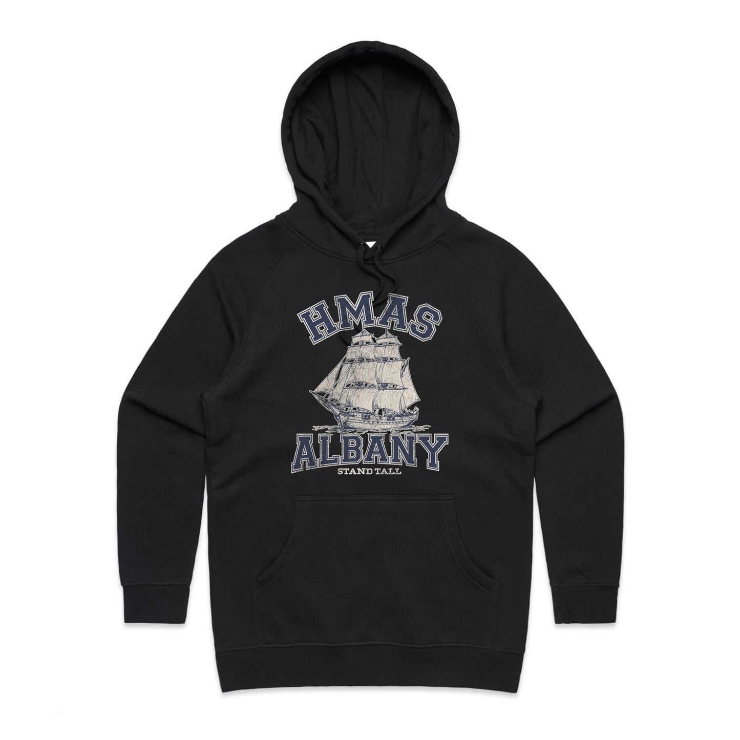 HMAS Albany P86 Women's Hoodie (style Alpha, blue)