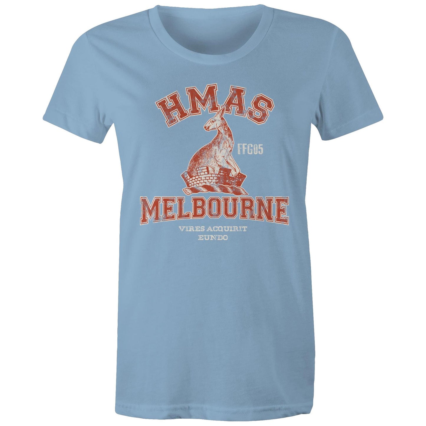 HMAS Melbourne (III) FFG05 Women's T-shirt (style Alpha, colour)