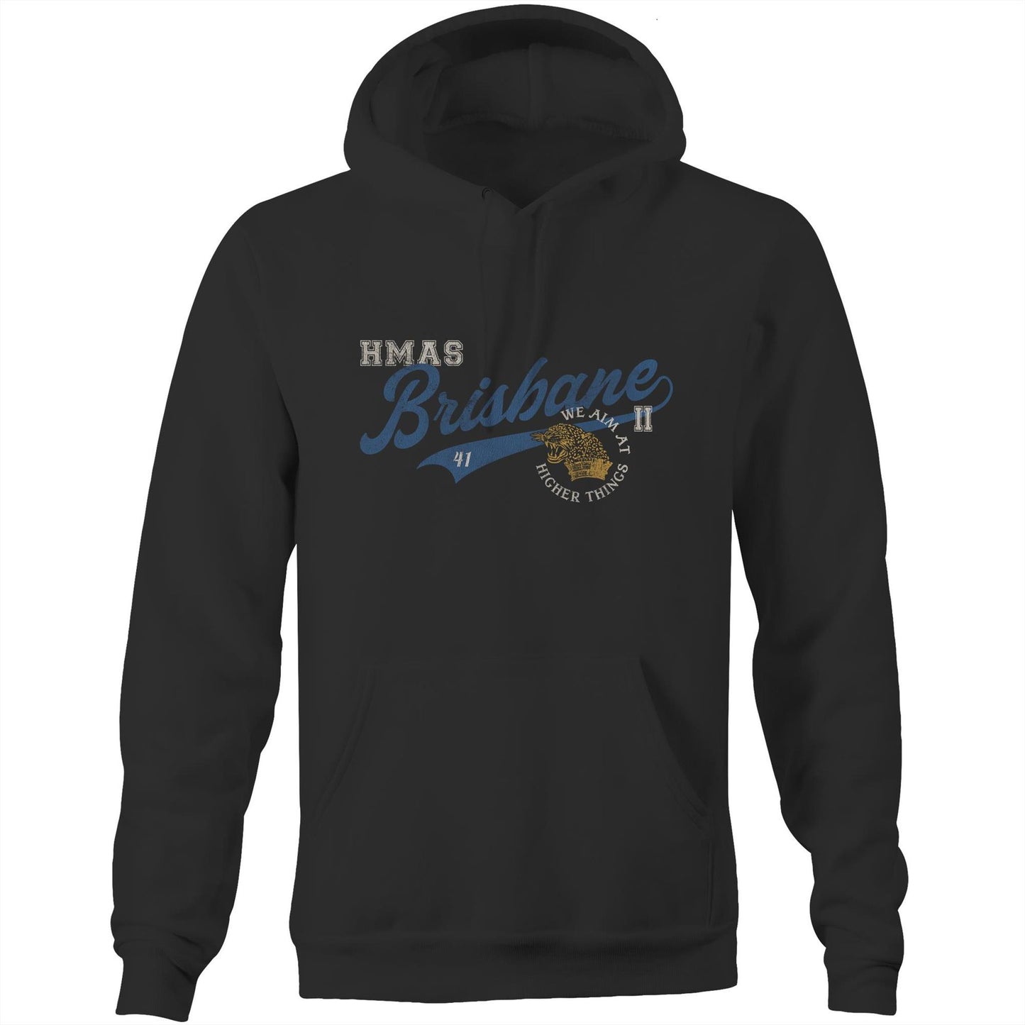 HMAS Brisbane (II) DDG41 Men's Hoodie (style Bravo)