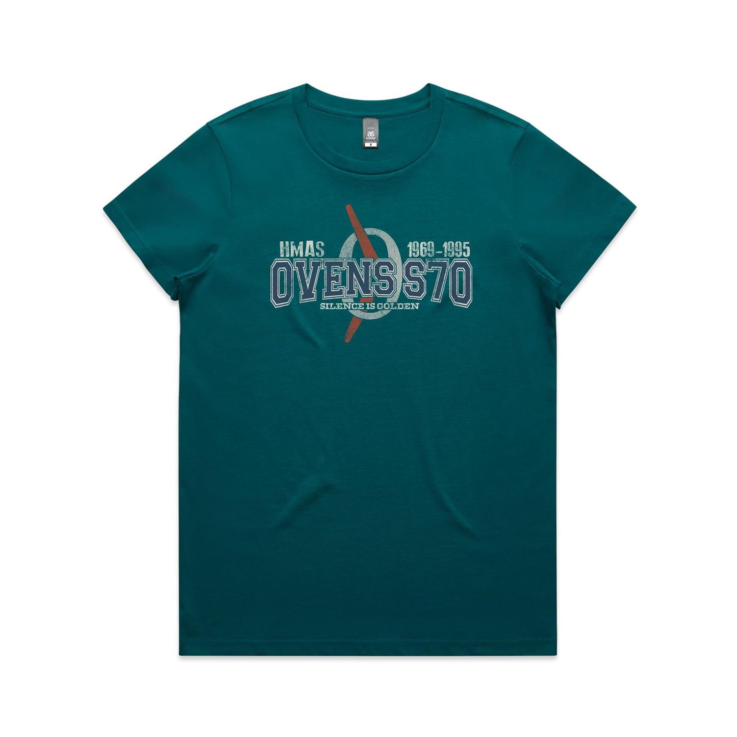 HMAS Ovens S70 Women's T-shirt (style Oscar Bravo)