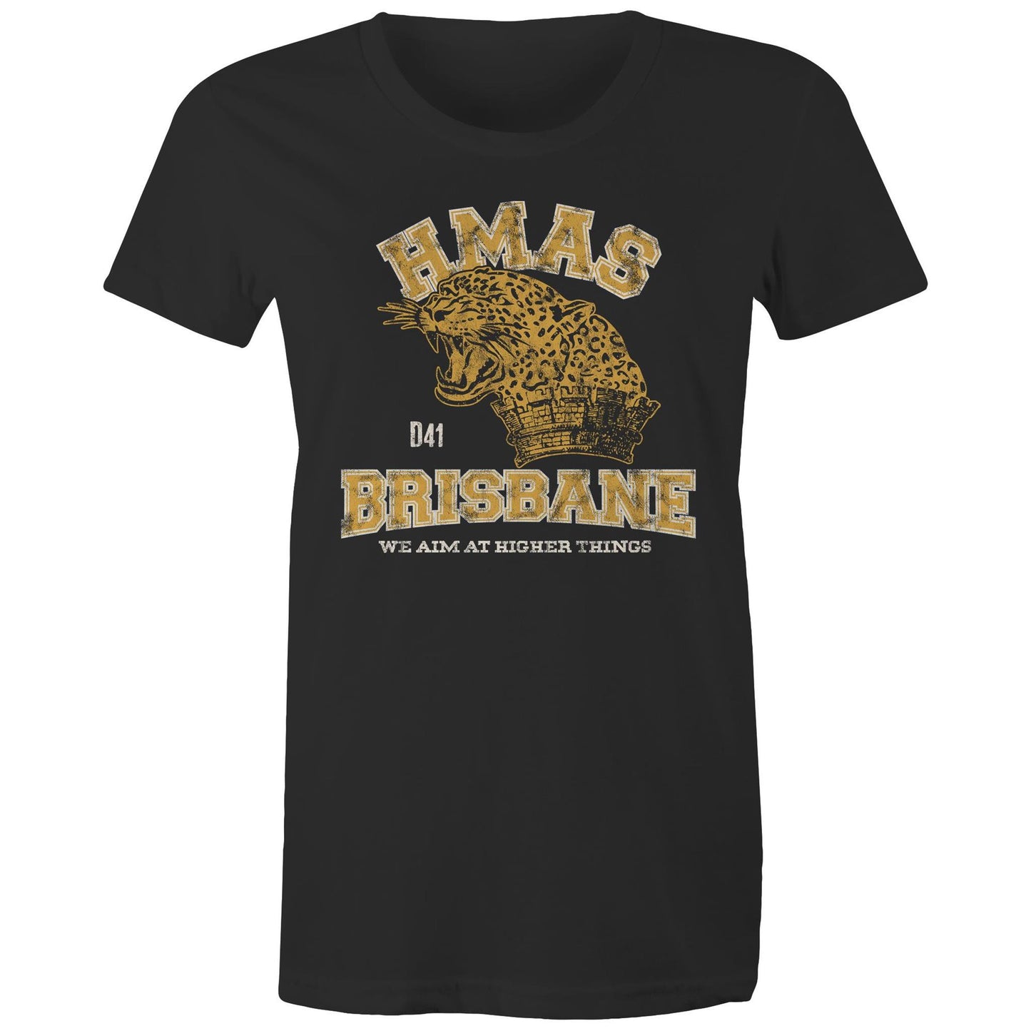 HMAS Brisbane (II) D41 Women's T-shirt (style Alpha, colour)