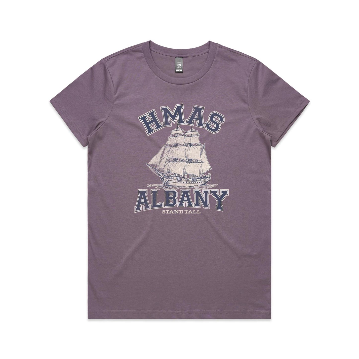 HMAS Albany P86 Women's T-shirt (style Alpha, blue)