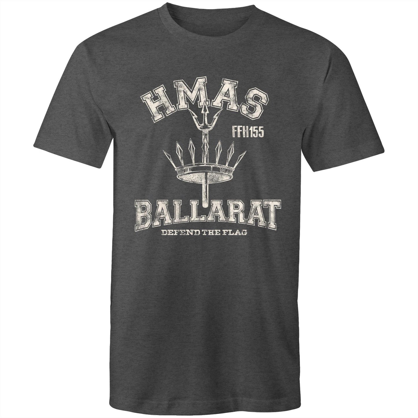 HMAS Ballarat (II) FFH155 Men's T-shirt (style Alpha, white)