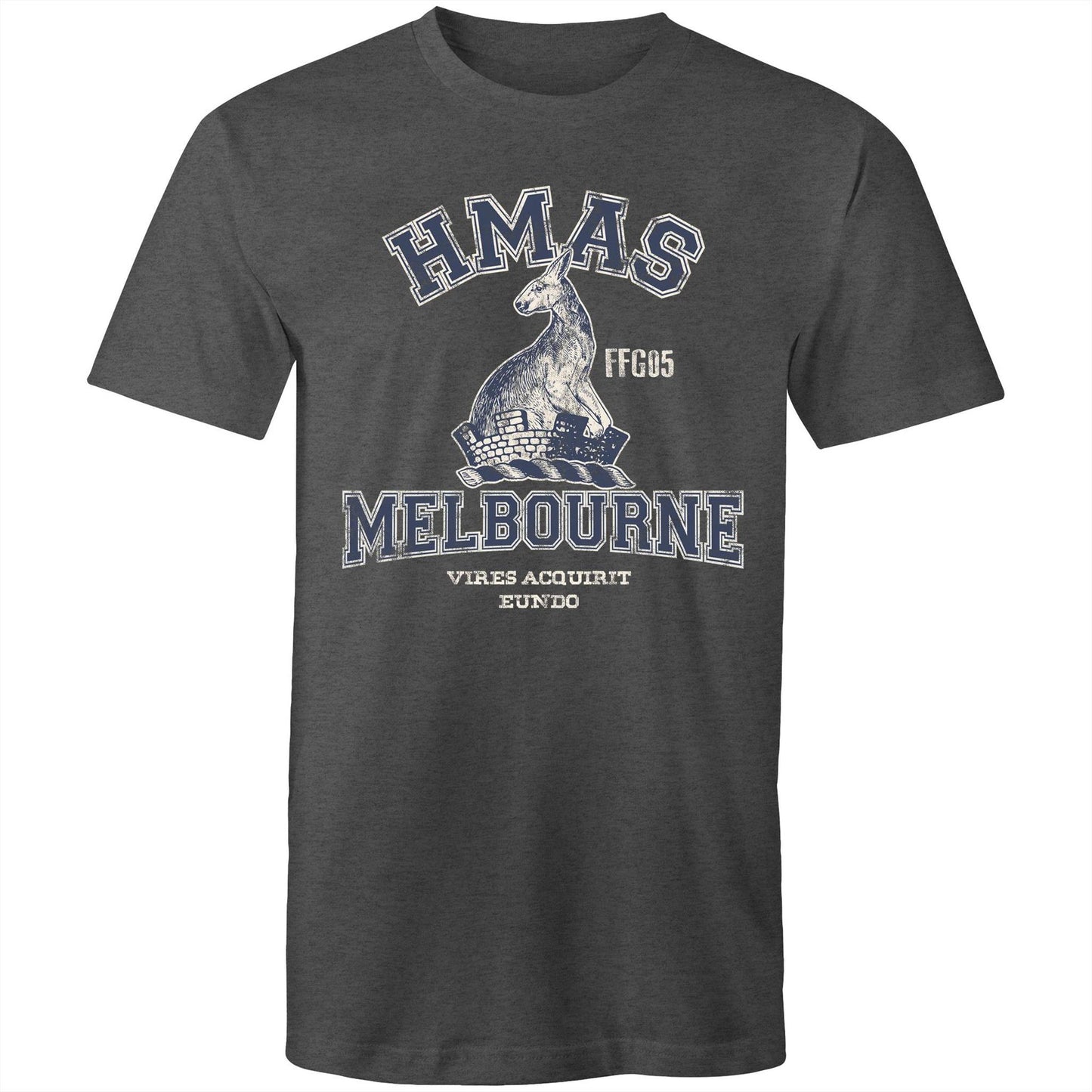 HMAS Melbourne (III) FFG05 Men's T-shirt (style Alpha, blue)