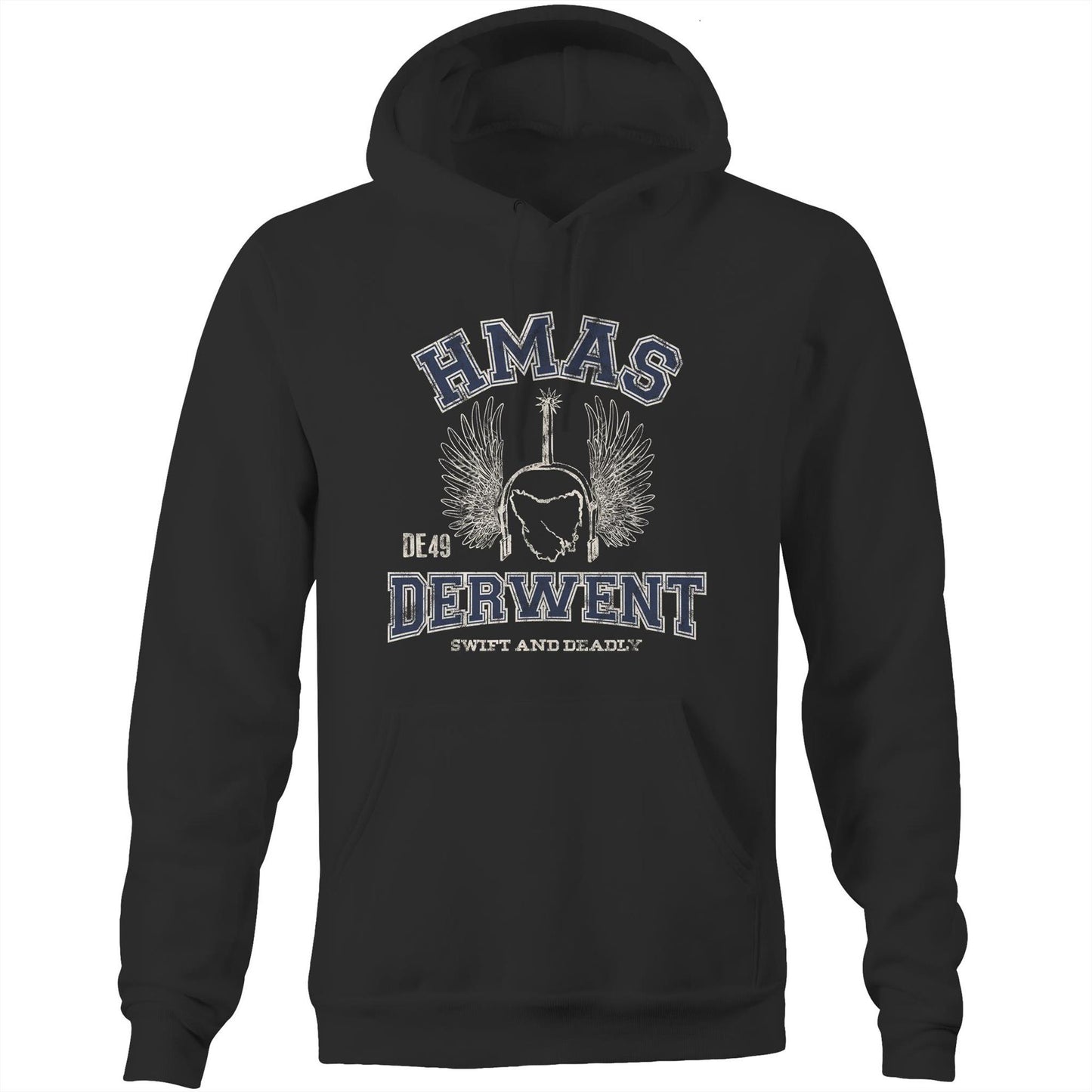 HMAS Derwent DE49 Men's Hoodie (style Alpha)