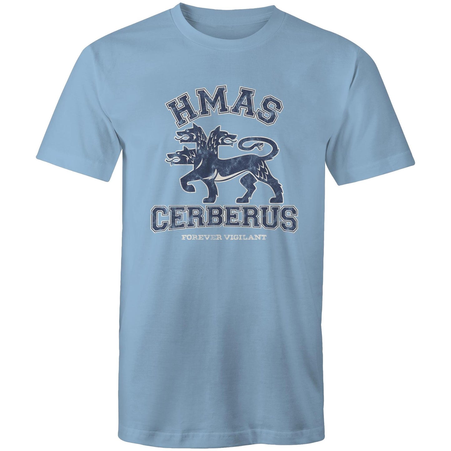 HMAS Cerberus Men's T-shirt (style Alpha, blue)